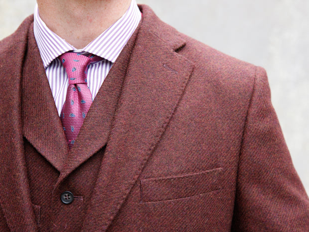 Anzug: Tweed Anzug in 3-Knopf Classic aus Moon Tweed | John Crocket – Fine British Clothing