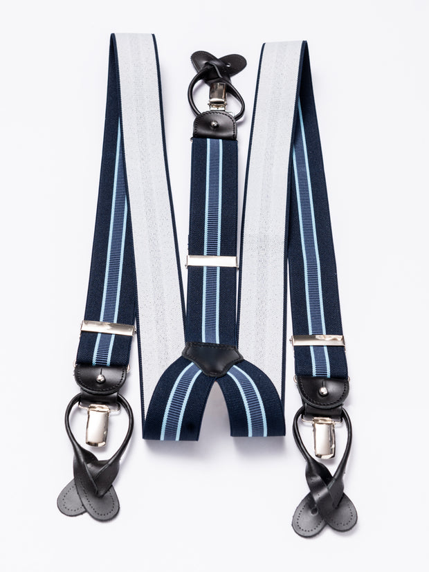 Cock carrier, navy stripes