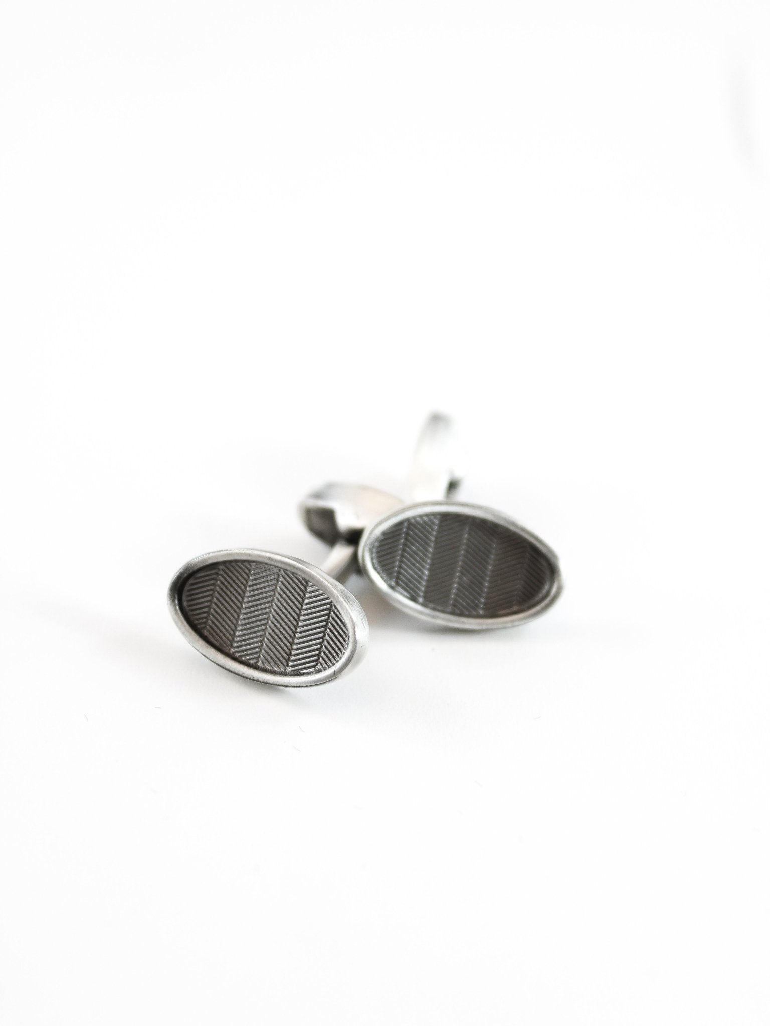 Cufflinks: Herringbone Vintage