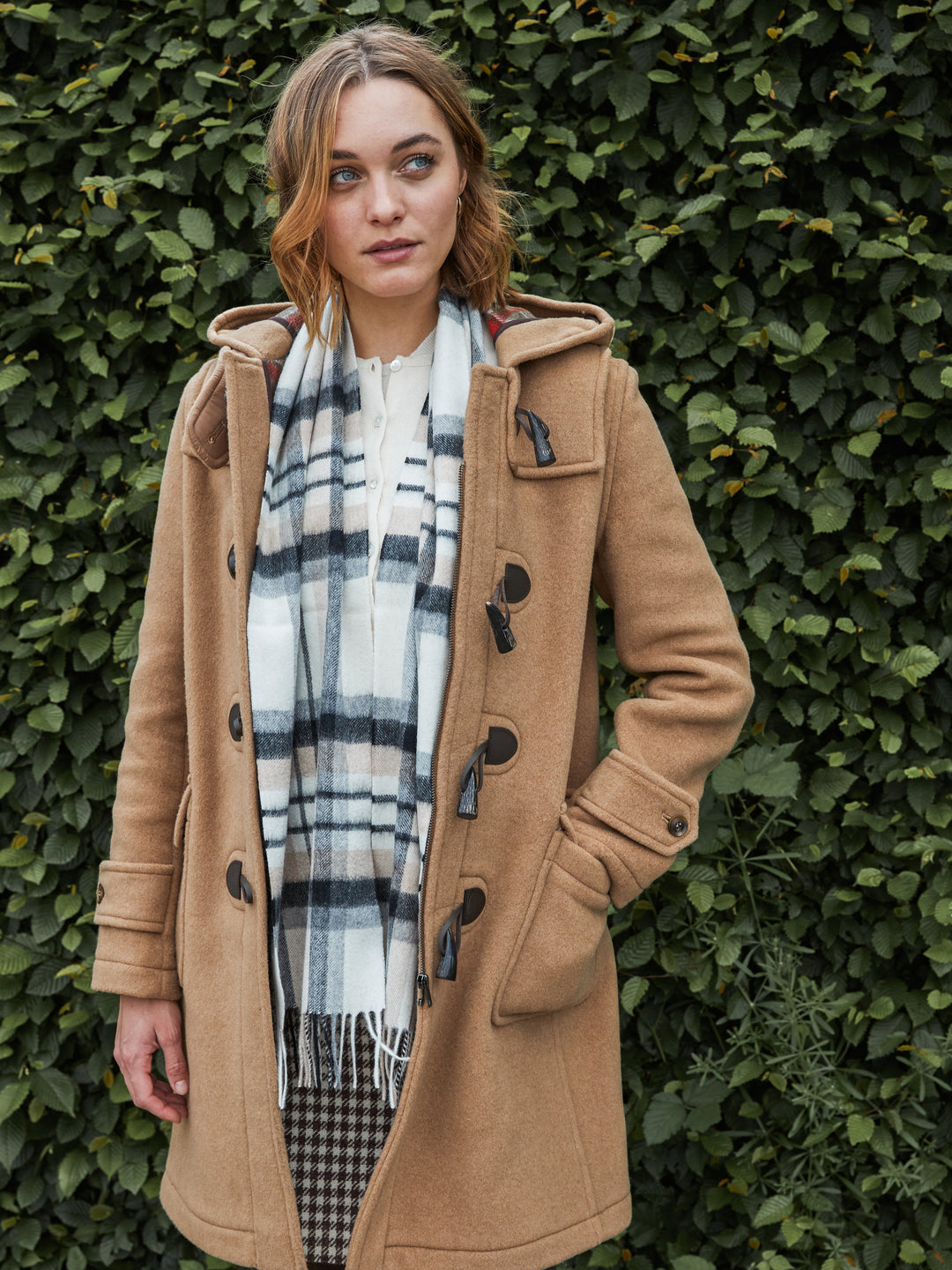 Ladies Dufflecoat in Camel John Crocket Fine British Clothing