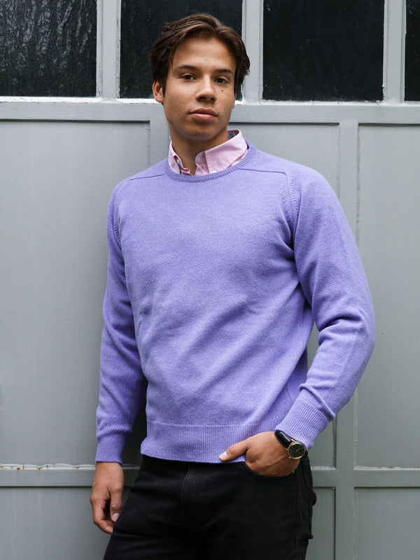 Lambswool Pullover mit Rundausschnitt SALE