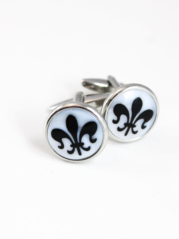 Cufflinks: Fleur de Lys