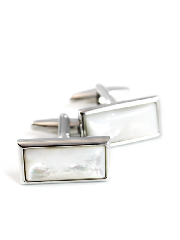 Cufflinks: Mother of Pearl