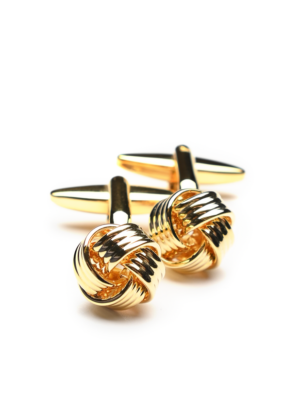 Cufflinks: Golden Knot