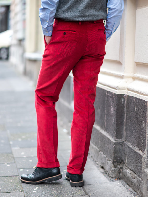 Corduroy trousers Brisbane Moss, Colour: Richberry