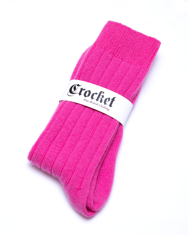 Cashmere Socks in pink