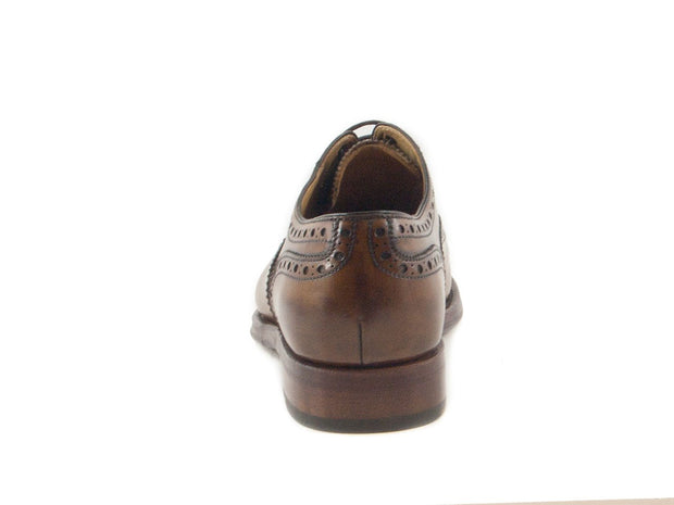 Schuhe: Semi Brogue in hazelnut | John Crocket – Fine British Clothing