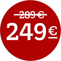 Sale Badge 289EUR auf 249EUR reduziert