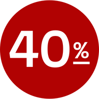Sale Badge 40 Prozent