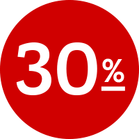 Sale Badge 30 Prozent